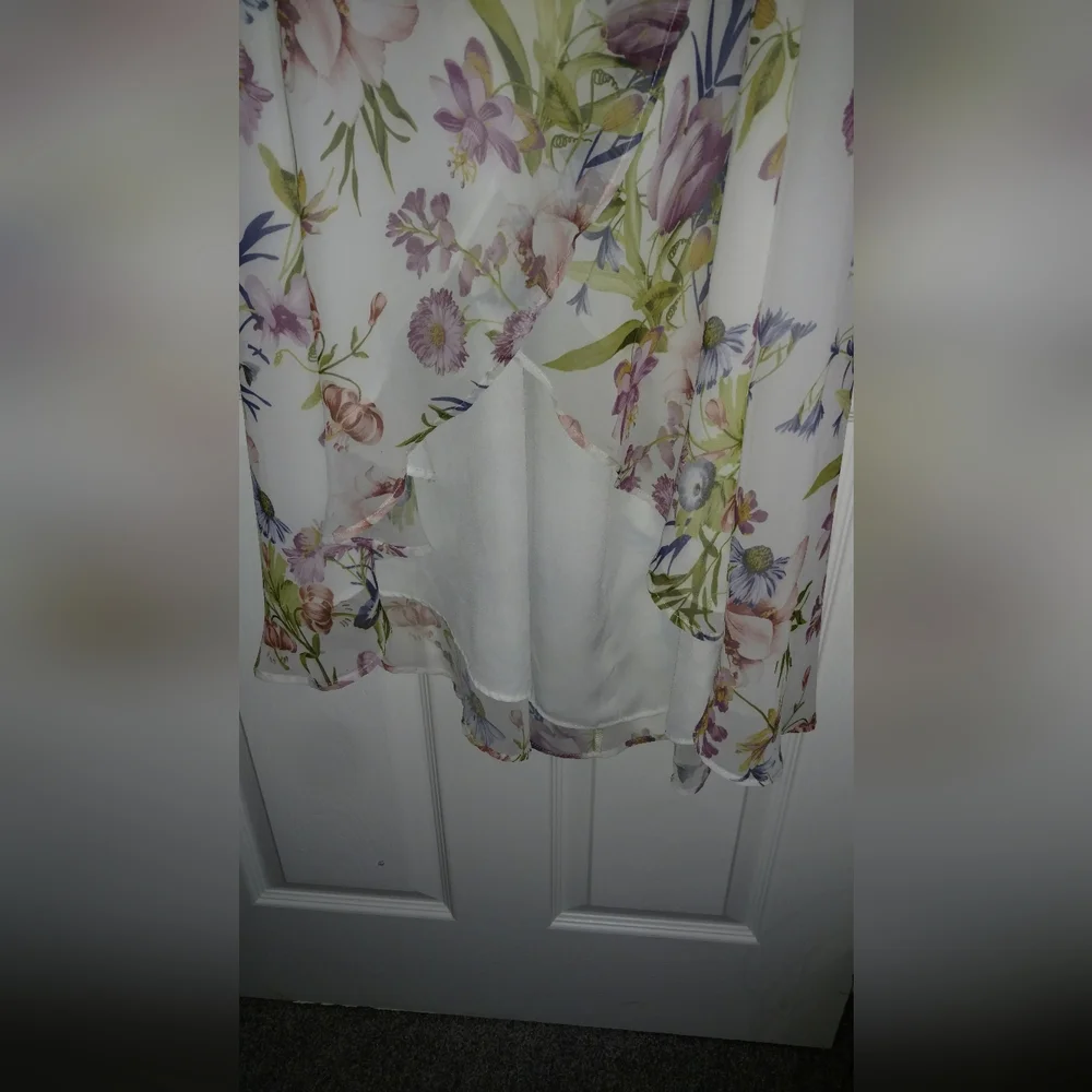 New York and Company High Low Wrap Dress - Picture 6 of 12